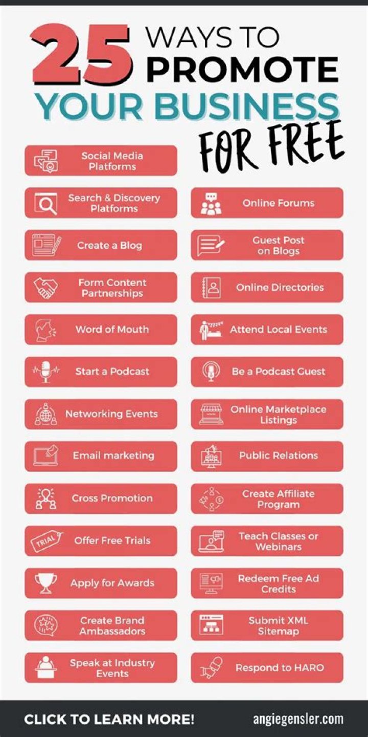 How do you promote a business starting out?