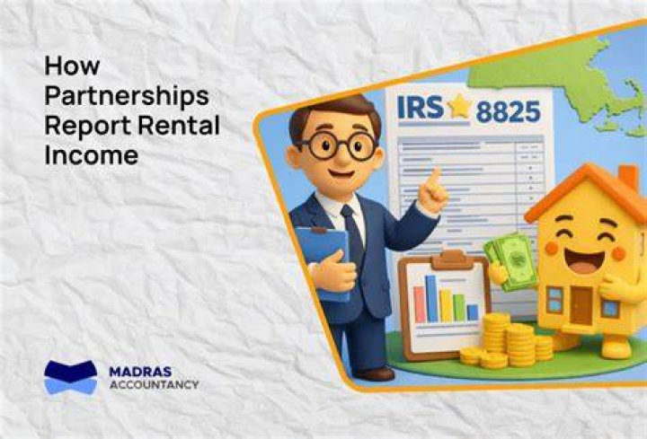 How do you report partnership rental income?