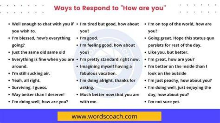 How do you respond to a good morning message?