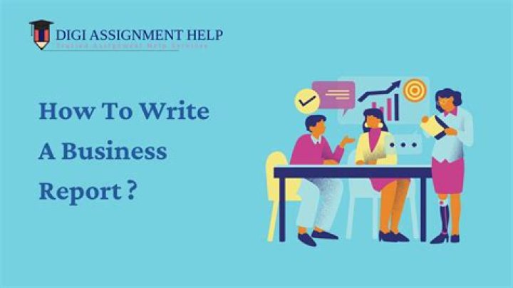 How do you write a business report?