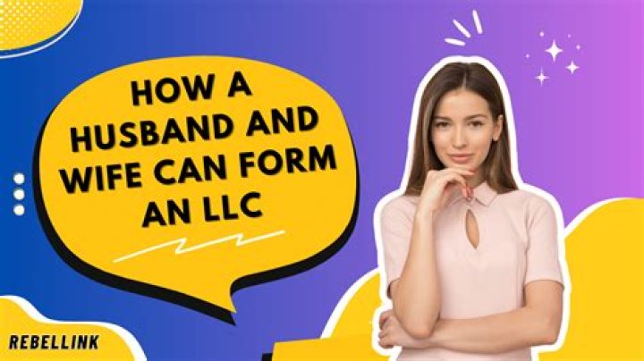 How does a husband and wife LLC work?