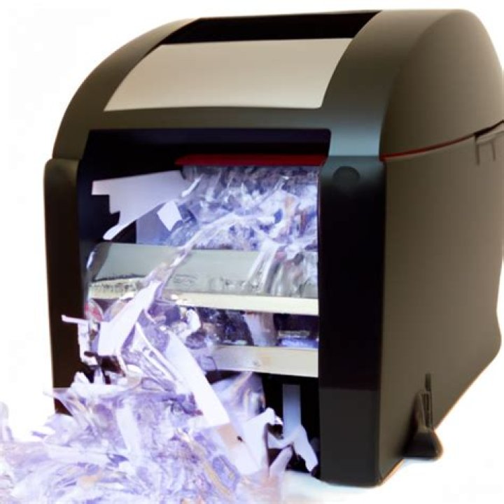 How does a paper shredder work?