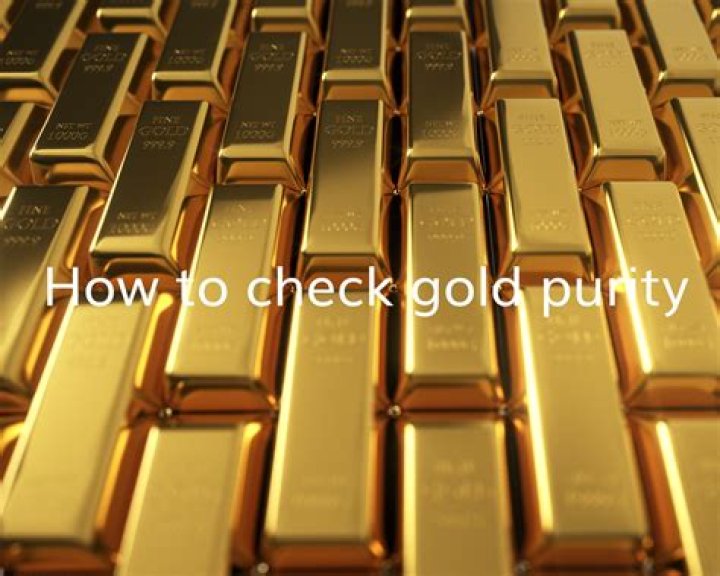 How does Goldsmith check gold purity?