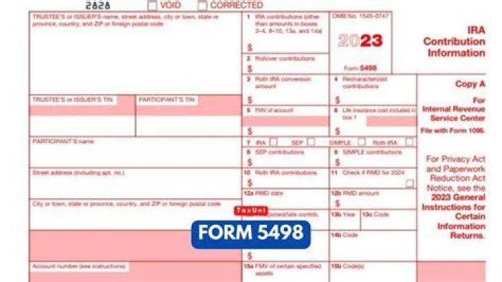 How does IRS use 5498?