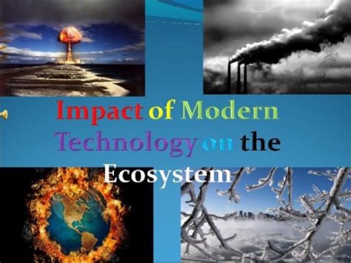 How does technology affect the environment?