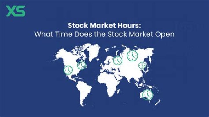 How does the stock market open and close?