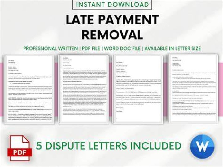 How far back can a late payment be removed?