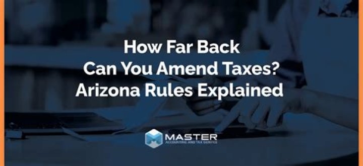 How far back can you fix taxes?