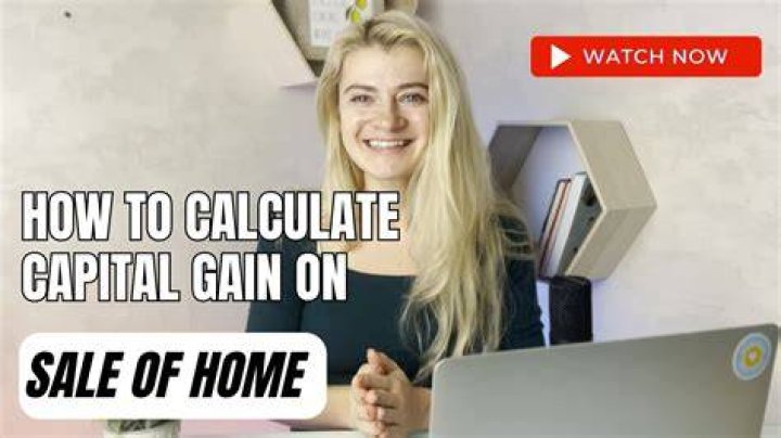 How is Gain on sale of home calculated?