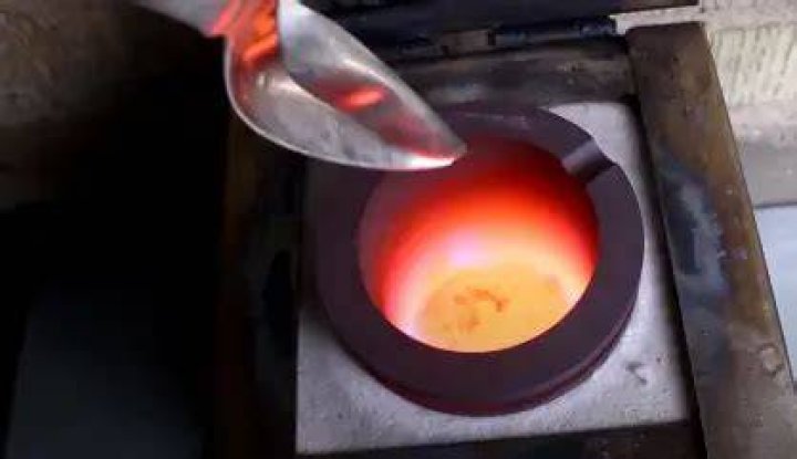 How is gold separated from other metals?