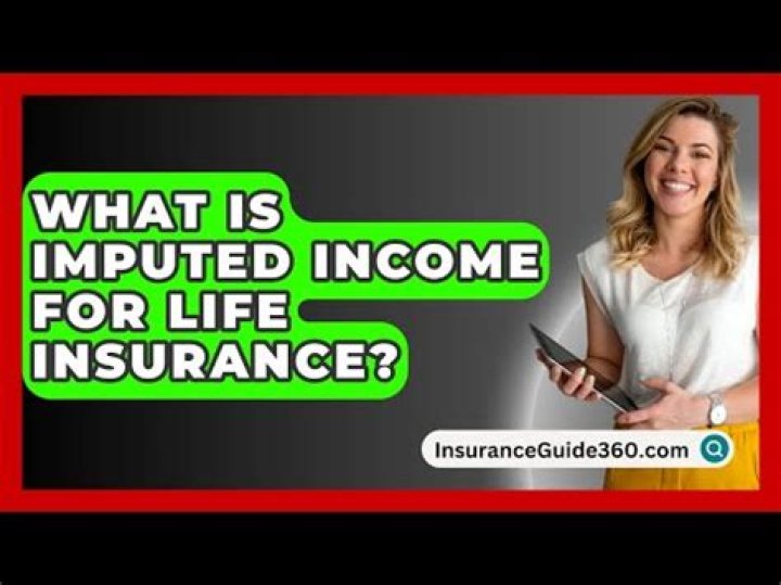 How is imputed income calculated in group term life?