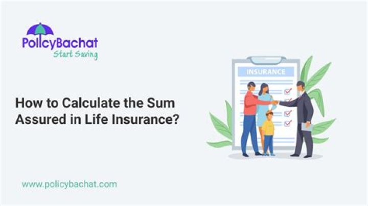 How is sum assured in life insurance calculated?