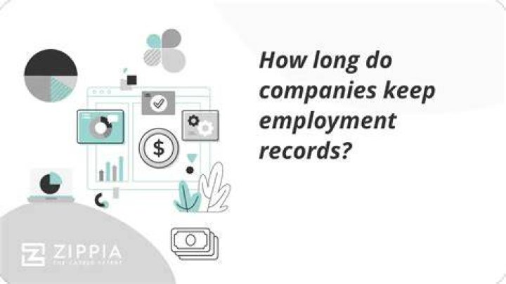 How long do companies keep records of former employees?