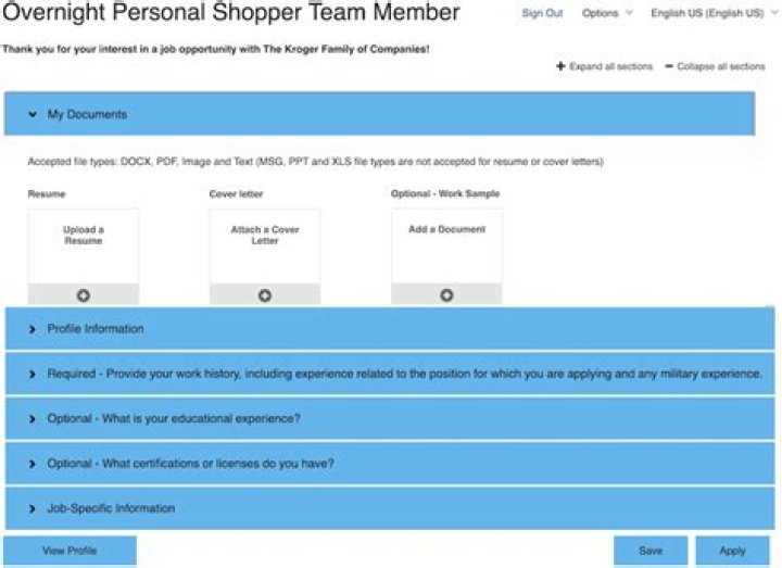 How long does it take for Kroger to review your application?