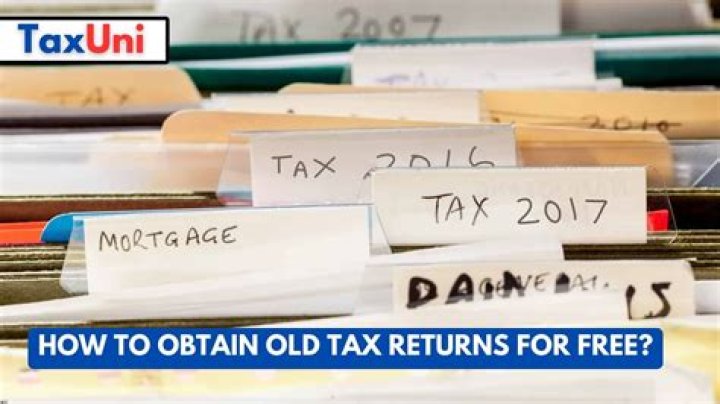 How long does it take to process old tax returns?