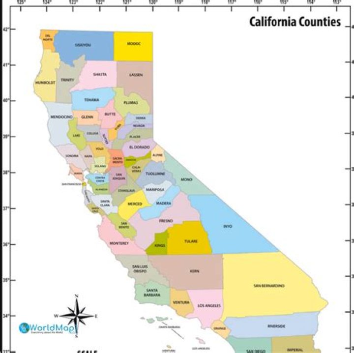 How long is California to New Hampshire?