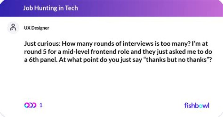 How many rounds of interviews is too many?