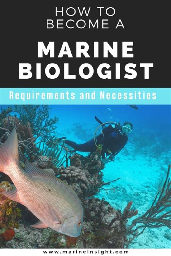 How many years does it take to become a marine biologist?