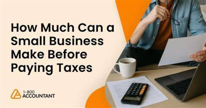 How much can a small business make before paying taxes in Texas?
