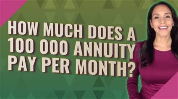 How much does a 1000000 annuity pay per month?