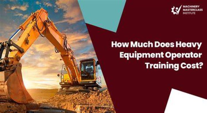 How much does heavy machinery school cost?