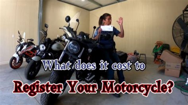 How much does it cost to register a motorcycle in RI?
