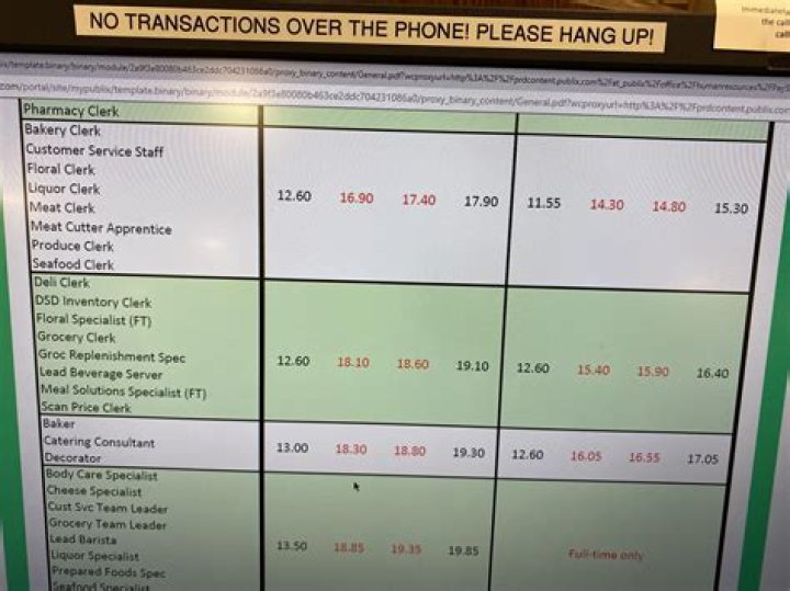 How much does Publix cashiers get paid?