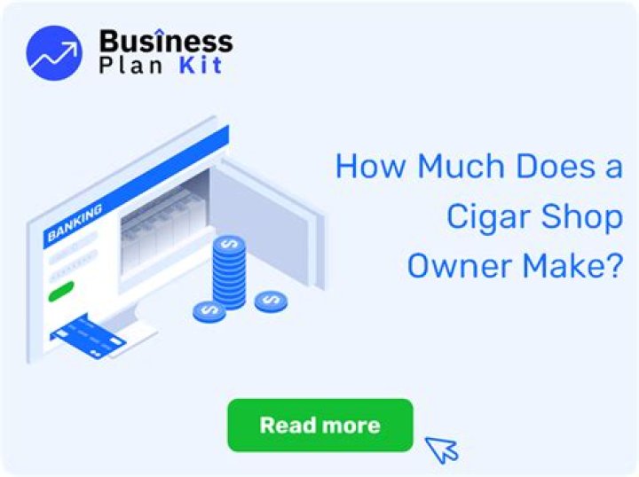 How much profit does a cigar shop make?