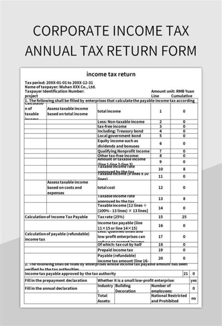 How often do you file corporate taxes?
