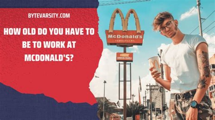 How old do you have to be to work at a restaurant?