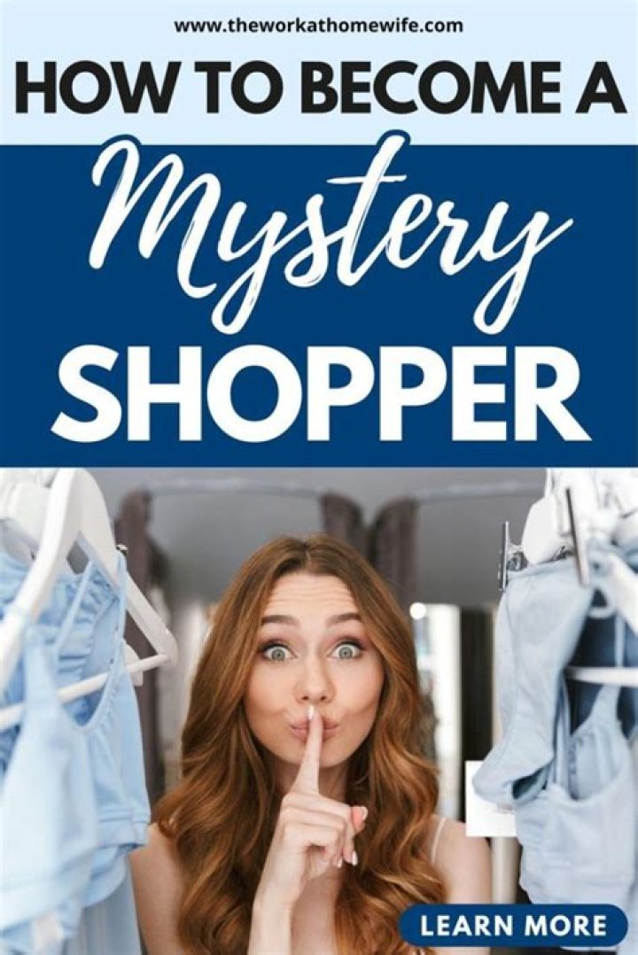 How old do you need to be to be a mystery shopper?