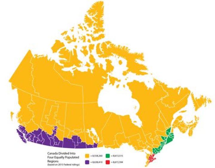 How politically divided is Canada?