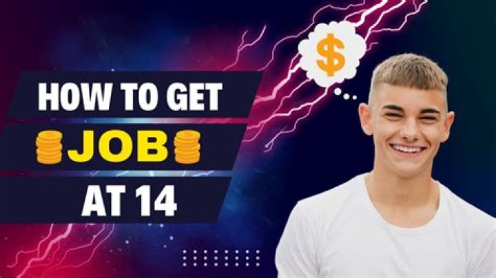 How to get a job at 14 in the US?
