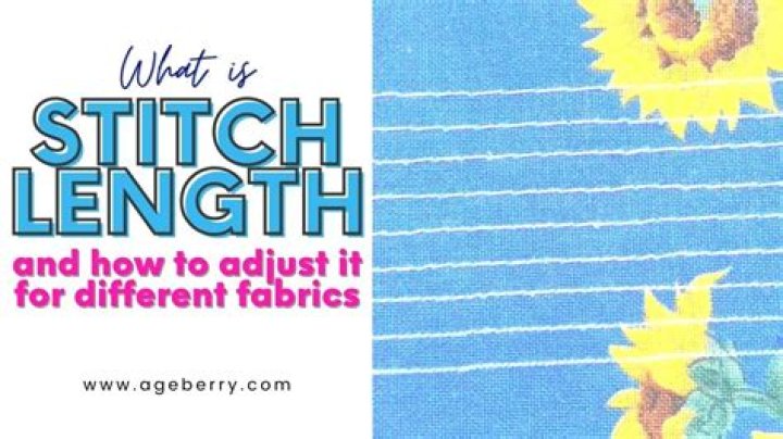 How will you regulate the length of a stitch?