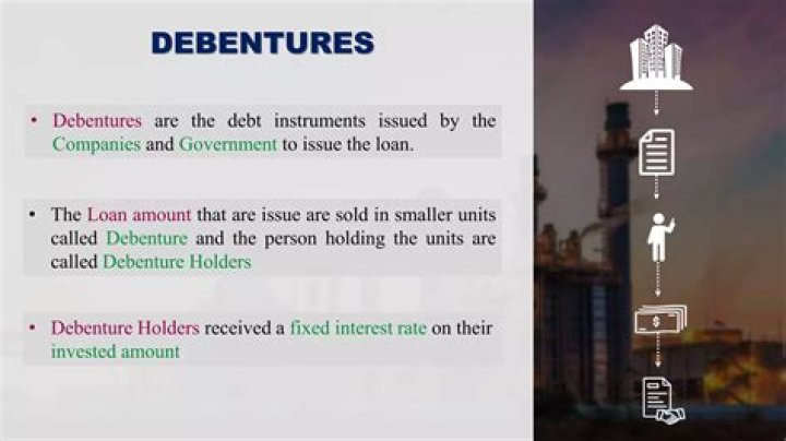 How will you treat payment of interest of debentures?