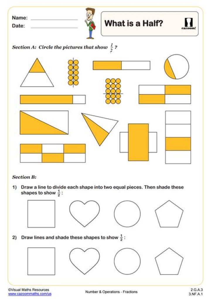 Is a half always equal?