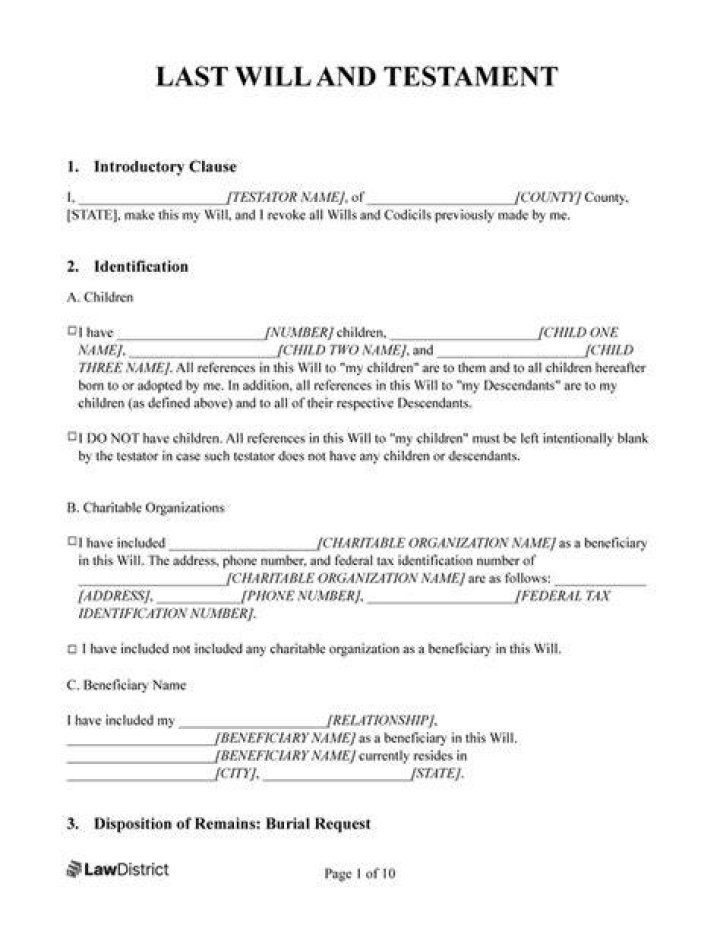 Is a Last Will and Testament legally binding?