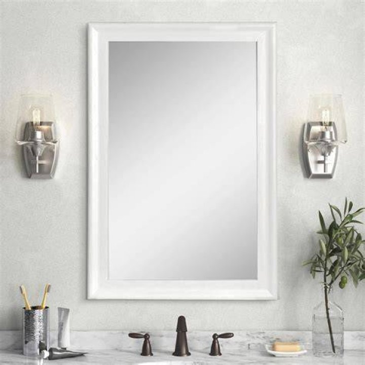 Is a mirror white or silver?