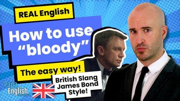 Is bloody in British a bad word?