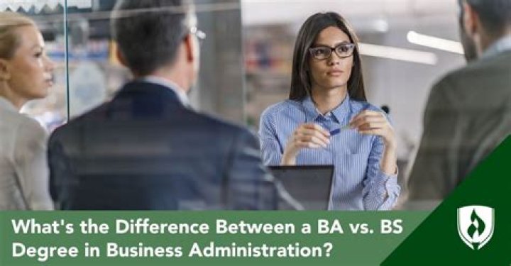 Is business administration a BS or BA?