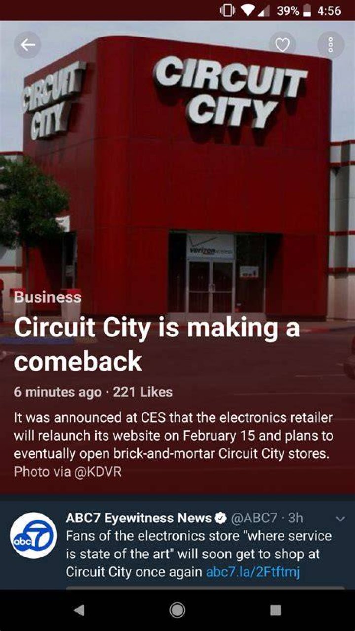 Is Circuit City making a comeback?