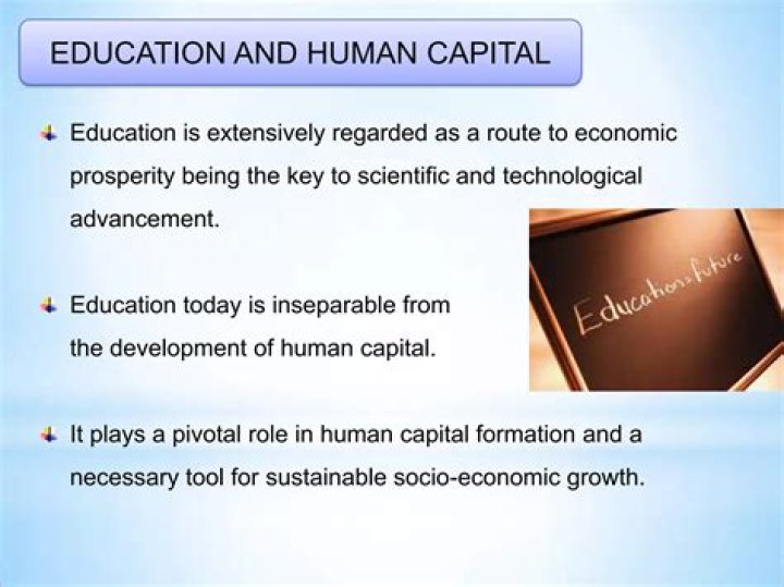 Is education an investment in human capital?