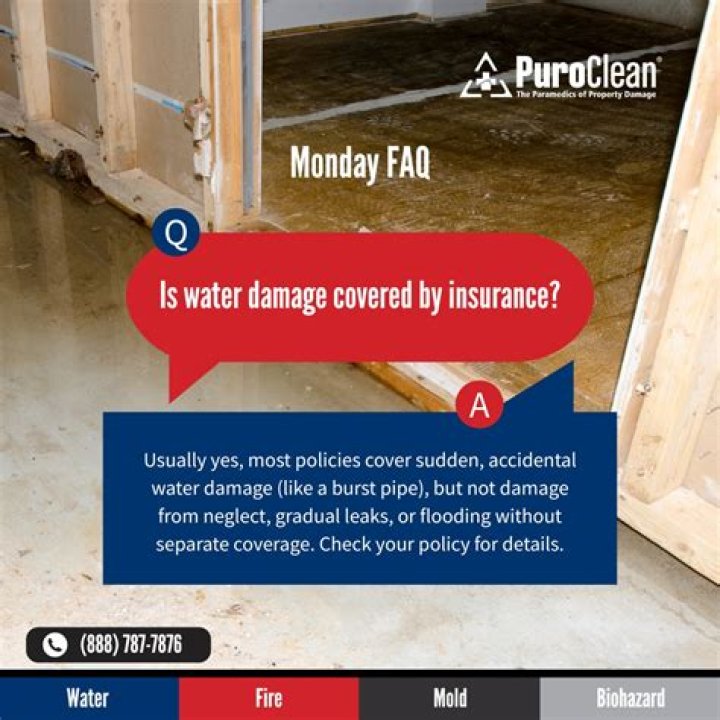 Is hidden water damage covered by insurance?