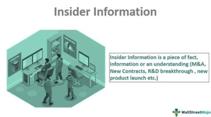 Is insider information illegal?