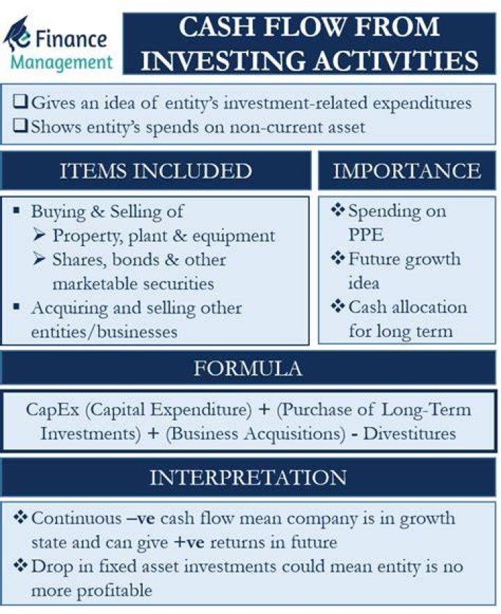 Is interest an investing cash flow?
