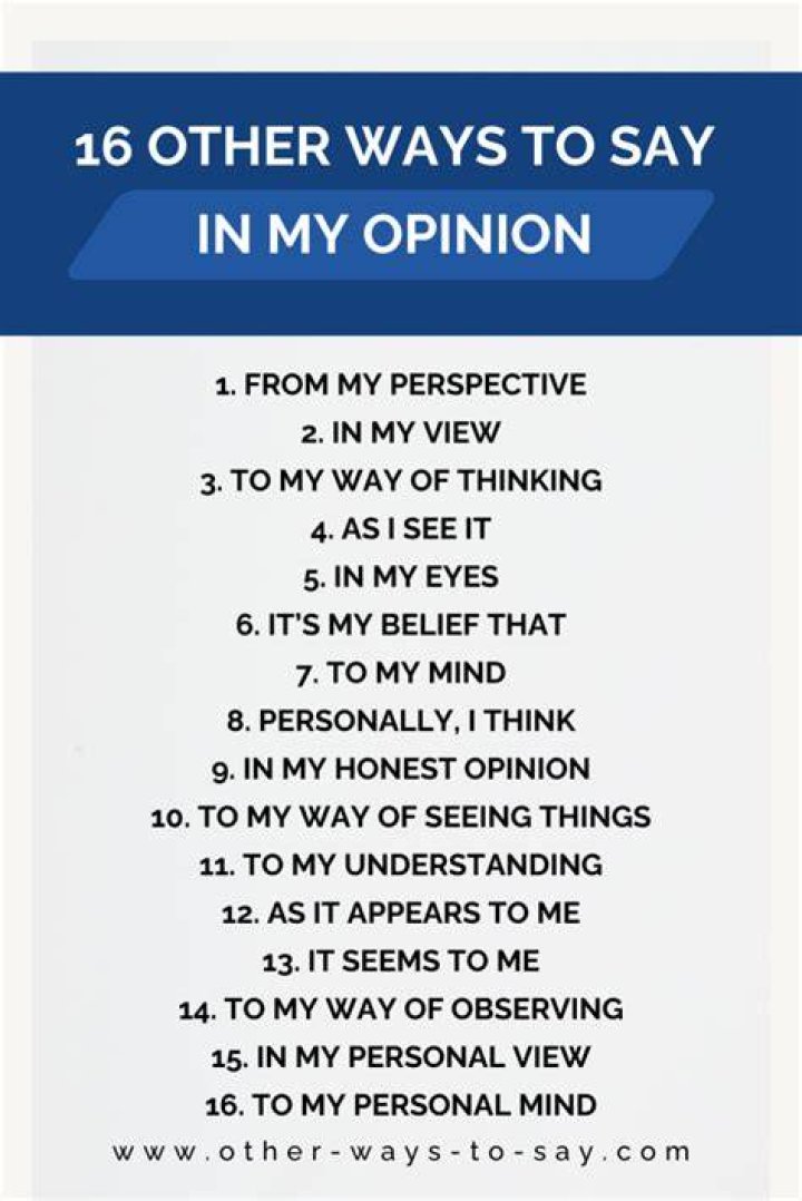 Is it correct to say in my opinion I think?