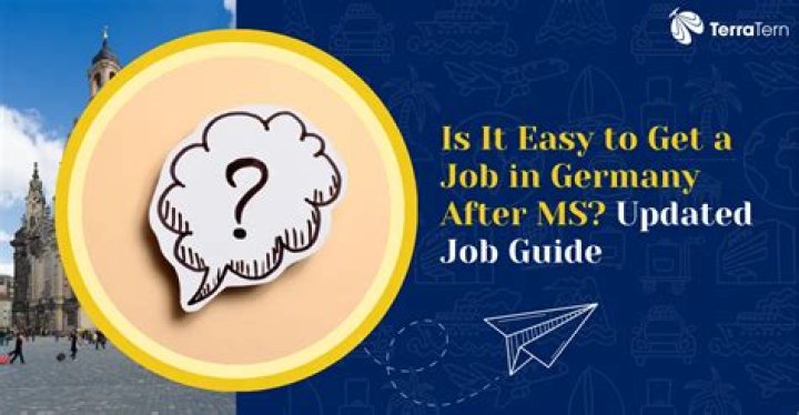 Is it easy to get job after Masters in Germany?
