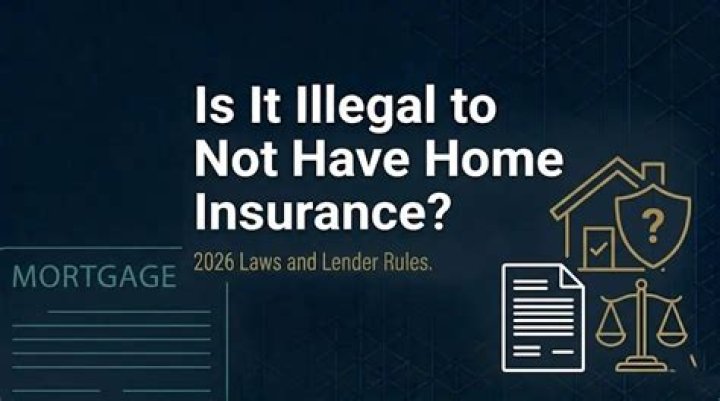 Is it illegal to not have insurance on your house?