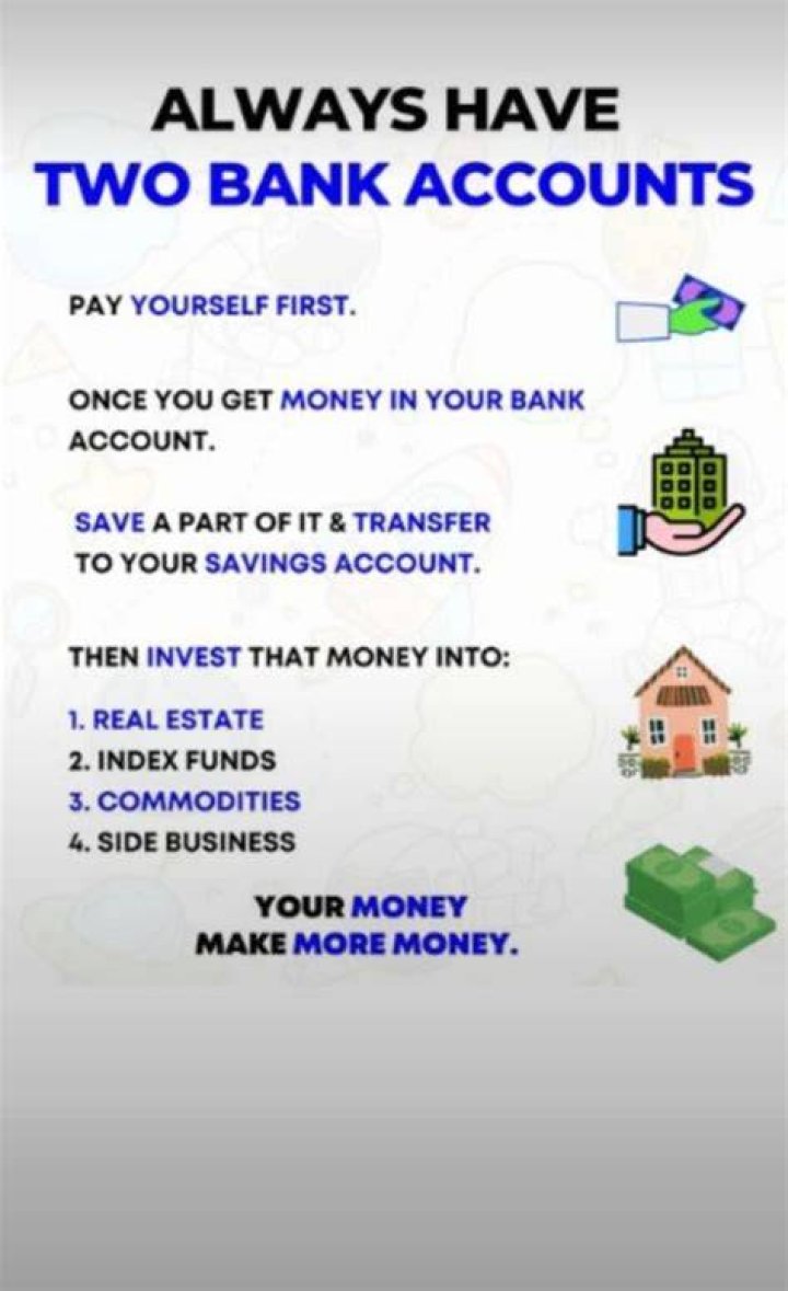 Is it normal to have 2 bank accounts?