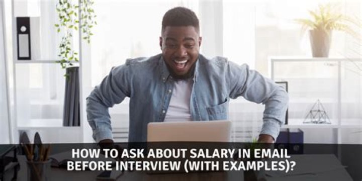 Is it OK to ask about salary before applying for a job?